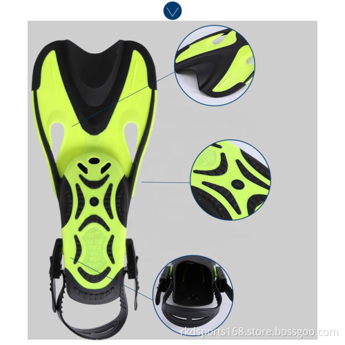 Full Foot Rubber Long Blade Snorkeling Diving Fins